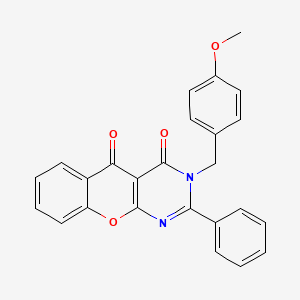 3-(4-methoxybenzyl)-2-phenyl-3H-chromeno[2,3-d]pyrimidine-4,5-dione