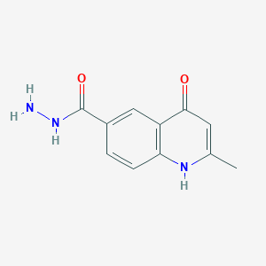 4-Hydroxy-2-methylquinoline-6-carbohydrazide