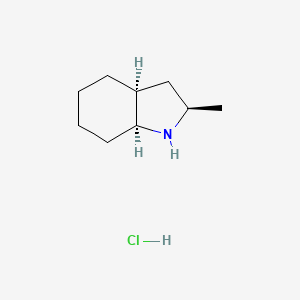 (2R,3As,7aS)-2-methyl-2,3,3a,4,5,6,7,7a-octahydro-1H-indole;hydrochloride