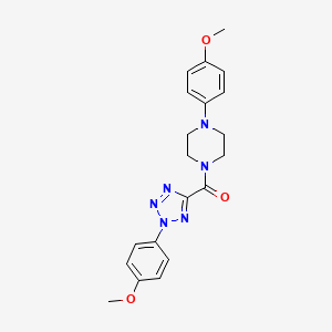 (2-(4-methoxyphenyl)-2H-tetrazol-5-yl)(4-(4-methoxyphenyl)piperazin-1-yl)methanone