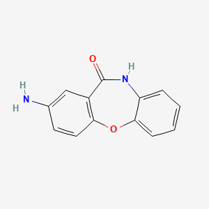 molecular formula C13H10N2O2 B2407474 8-amino-5H-benzo[b][1,4]benzoxazepin-6-one CAS No. 23474-66-0