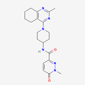 1-methyl-N-(1-(2-methyl-5,6,7,8-tetrahydroquinazolin-4-yl)piperidin-4-yl)-6-oxo-1,6-dihydropyridazine-3-carboxamide