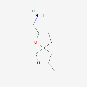 (8-Methyl-1,7-dioxaspiro[4.4]nonan-2-yl)methanamine