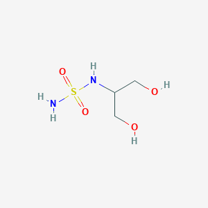 molecular formula C3H10N2O4S B2407499 1,3-Dihydroxy-2-(sulfamoylamino)propane CAS No. 1565685-07-5