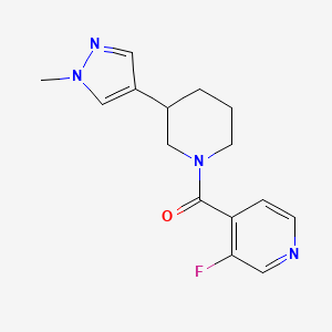 (3-Fluoropyridin-4-yl)-[3-(1-methylpyrazol-4-yl)piperidin-1-yl]methanone