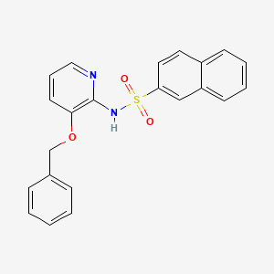N-(3-phenylmethoxypyridin-2-yl)naphthalene-2-sulfonamide