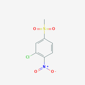 molecular formula C7H6ClNO4S B2407534 2-Chloro-4-methylsulfonyl-1-nitrobenzene CAS No. 60854-81-1