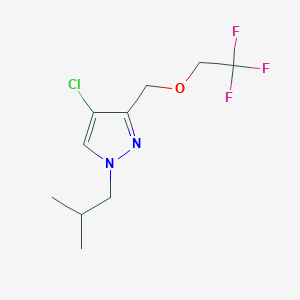 4-chloro-1-isobutyl-3-[(2,2,2-trifluoroethoxy)methyl]-1H-pyrazole