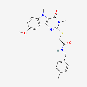 N-(3,4-difluorophenyl)-6-methyl-2-(piperidin-1-ylcarbonyl)quinolin-4-amine