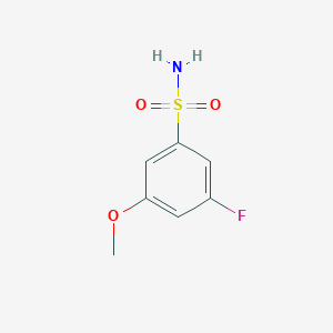 3-Fluoro-5-methoxybenzene-1-sulfonamide