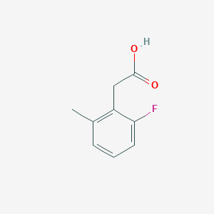 molecular formula C9H9FO2 B2407573 2-Fluoro-6-methylphenylacetic acid CAS No. 886502-28-9
