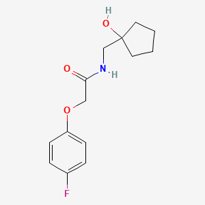 2-(4-fluorophenoxy)-N-((1-hydroxycyclopentyl)methyl)acetamide