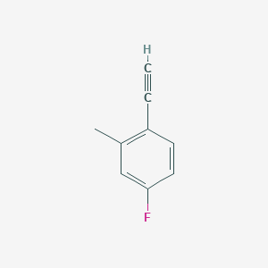 molecular formula C9H7F B2407578 4-Fluoro-2-methylphenylacetylene CAS No. 1339707-20-8