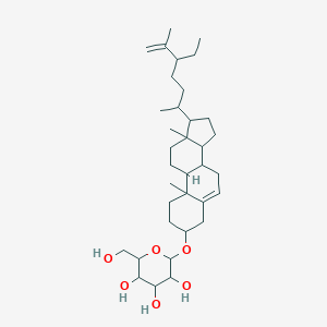 molecular formula C35H58O6 B240760 Clerosterol glucoside CAS No. 123621-00-1