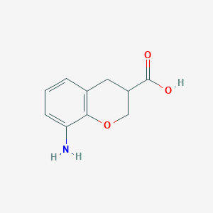 8-amino-3,4-dihydro-2H-chromene-3-carboxylic acid