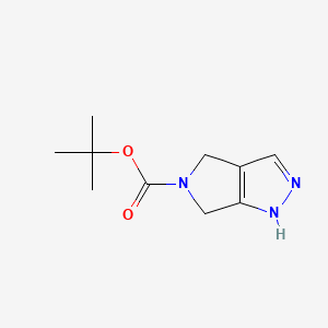 molecular formula C10H15N3O2 B2407617 tert-Butyl 4,6-dihydropyrrolo[3,4-c]pyrazole-5(2H)-carboxylate CAS No. 657428-42-7