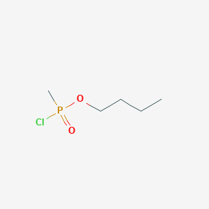 molecular formula C5H12ClO2P B2407629 Methylchloridophosphonic acid butyl ester CAS No. 23164-47-8