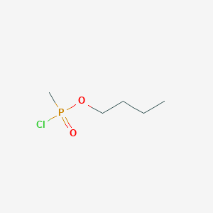 molecular formula C5H12ClO2P B2407629 Butyl ester d'acide méthylchlorophosphonique CAS No. 23164-47-8