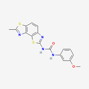 1-(3-Methoxyphenyl)-3-(7-methylbenzo[1,2-d:3,4-d']bis(thiazole)-2-yl)urea
