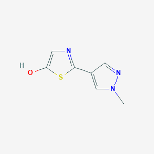 2-(1-Methyl-1H-pyrazol-4-yl)thiazol-5-ol