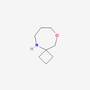 molecular formula C8H15NO B2407643 9-Oxa-5-azaspiro[3.6]decane CAS No. 1251713-00-4