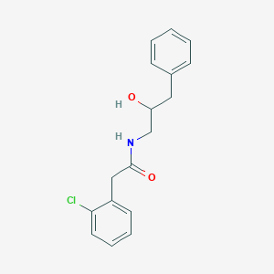 molecular formula C17H18ClNO2 B2407648 2-(2-chlorophenyl)-N-(2-hydroxy-3-phenylpropyl)acetamide CAS No. 1351659-70-5