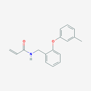 N-[[2-(3-Methylphenoxy)phenyl]methyl]prop-2-enamide