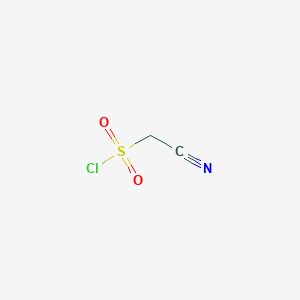 molecular formula C2H2ClNO2S B2407661 Cloruro de cianometanosulfonilo CAS No. 27869-04-1