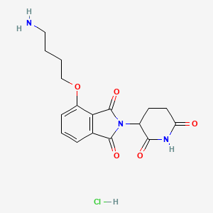 molecular formula C17H20ClN3O5 B2407671 Thalidomide-O-C4-NH2 (hydrochloride) 