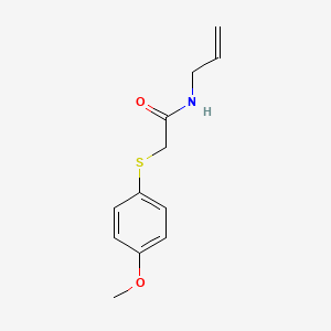 N-allyl-2-[(4-methoxyphenyl)sulfanyl]acetamide