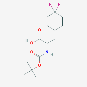 2-(tert-Butoxycarbonylamino)-3-(4,4-difluorocyclohexyl)propanoic acid