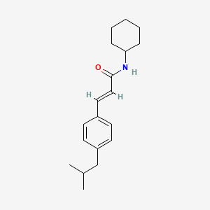 N-cyclohexyl-3-(4-isobutylphenyl)acrylamide