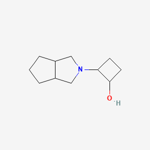 2-{Octahydrocyclopenta[c]pyrrol-2-yl}cyclobutan-1-ol