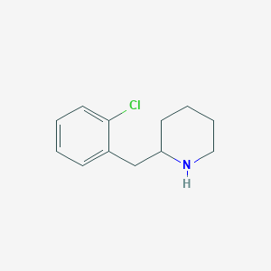 2-[(2-Chlorophenyl)methyl]piperidine