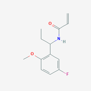 N-[1-(5-Fluoro-2-methoxyphenyl)propyl]prop-2-enamide