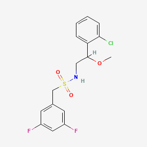 N-(2-(2-chlorophenyl)-2-methoxyethyl)-1-(3,5-difluorophenyl)methanesulfonamide
