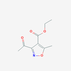 Ethyl 3-acetyl-5-methyl-1,2-oxazole-4-carboxylate