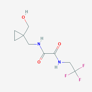 molecular formula C9H13F3N2O3 B2407810 N1-((1-(羟甲基)环丙基)甲基)-N2-(2,2,2-三氟乙基)草酰胺 CAS No. 1251611-10-5