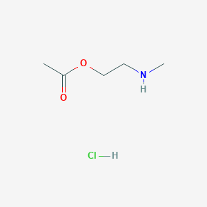 molecular formula C5H12ClNO2 B2407823 2-(Methylamino)ethyl acetate hydrochloride CAS No. 4527-98-4