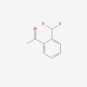 molecular formula C9H8F2O B2407840 1-(2-(Difluoromethyl)phenyl)ethanone CAS No. 1417510-96-3