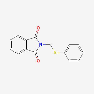 molecular formula C15H11NO2S B2407868 2-(Phenylsulfanylmethyl)isoindole-1,3-dione CAS No. 32637-30-2