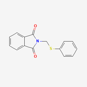 molecular formula C15H11NO2S B2407868 2-(苯硫基甲基)异吲哚-1,3-二酮 CAS No. 32637-30-2