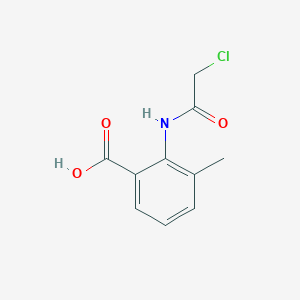 molecular formula C10H10ClNO3 B2407869 2-(2-Chloroacetamido)-3-methylbenzoic acid CAS No. 131058-31-6