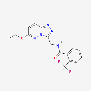 N-((6-ethoxy-[1,2,4]triazolo[4,3-b]pyridazin-3-yl)methyl)-2-(trifluoromethyl)benzamide