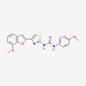 1-(4-(7-Methoxybenzofuran-2-yl)thiazol-2-yl)-3-(4-methoxyphenyl)urea