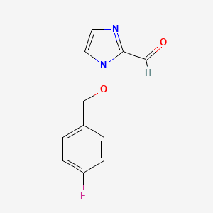 1-[(4-fluorobenzyl)oxy]-1H-imidazole-2-carbaldehyde
