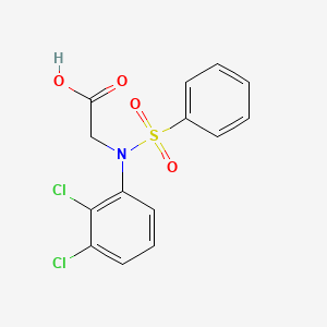 N-(2,3-Dichlorophenyl)-N-(phenylsulfonyl)glycine