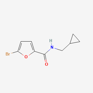 molecular formula C9H10BrNO2 B2407900 5-bromo-N-(cyclopropylmethyl)furan-2-carboxamide CAS No. 1090488-58-6