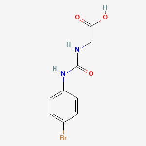 molecular formula C9H9BrN2O3 B2407932 2-{[(4-Bromophenyl)carbamoyl]amino}acetic acid CAS No. 3744-13-6