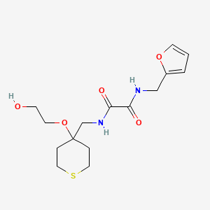 N1-(furan-2-ylmethyl)-N2-((4-(2-hydroxyethoxy)tetrahydro-2H-thiopyran-4-yl)methyl)oxalamide